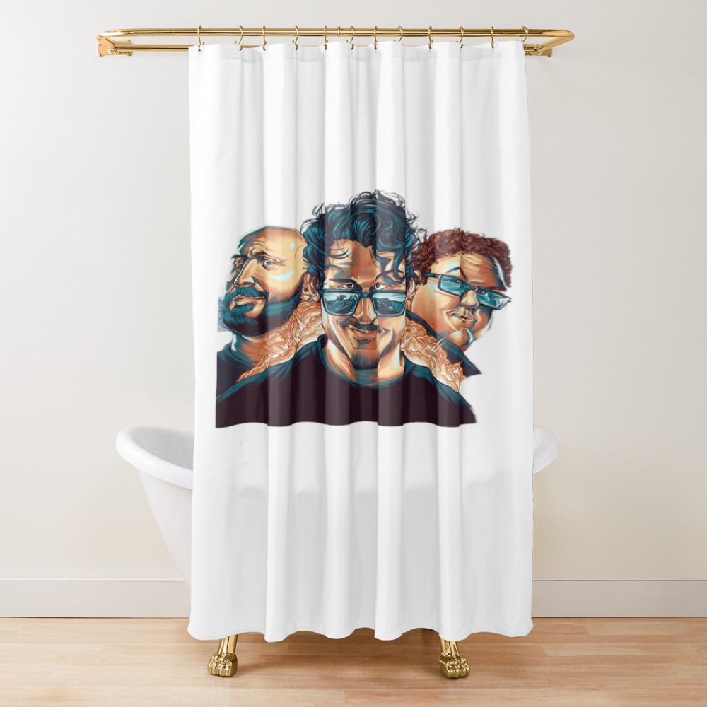 Hot Item Distractable Podcast Items Shower Curtain