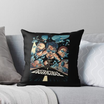 Hot Design Distractible Postcard Vintage Throw Pillow