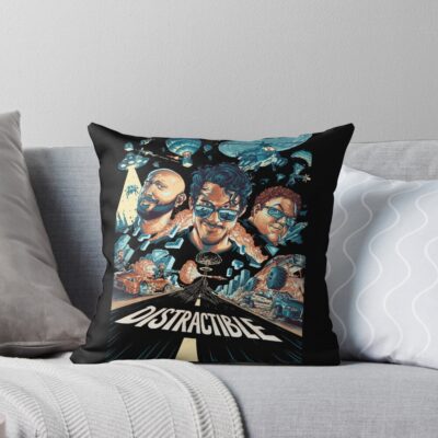 Hot Item Distractible Postcard Classic Design Throw Pillow